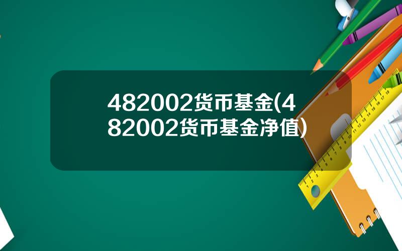 482002货币基金(482002货币基金净值)