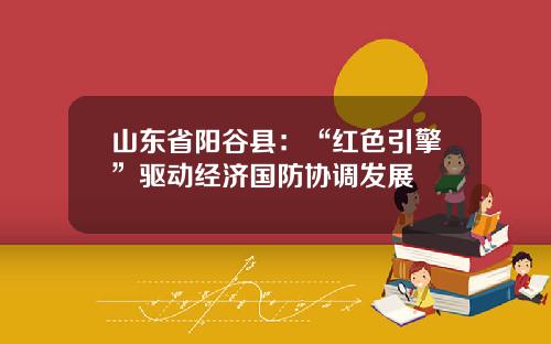 山东省阳谷县:“红色引擎”驱动经济国防协调发展