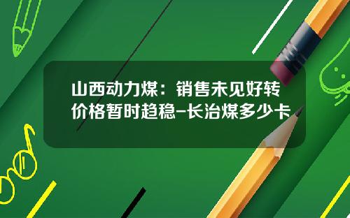 山西动力煤：销售未见好转价格暂时趋稳-长治煤多少卡