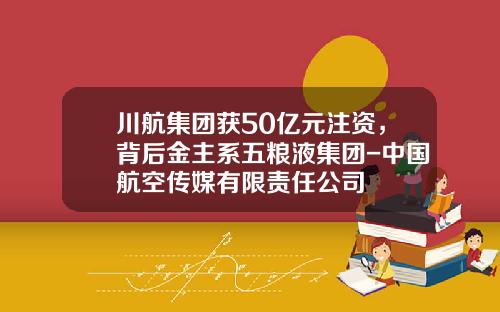 川航集团获50亿元注资，背后金主系五粮液集团-中国航空传媒有限责任公司