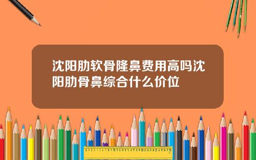 沈阳肋软骨隆鼻费用高吗沈阳肋骨鼻综合什么价位