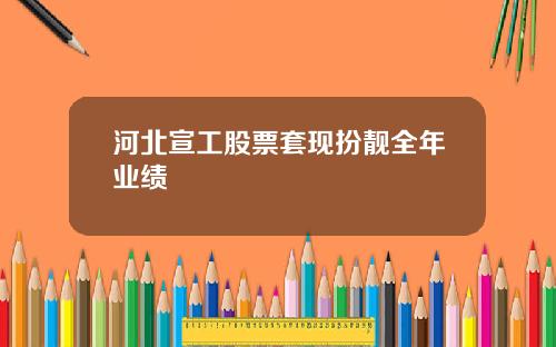 河北宣工股票套现扮靓全年业绩