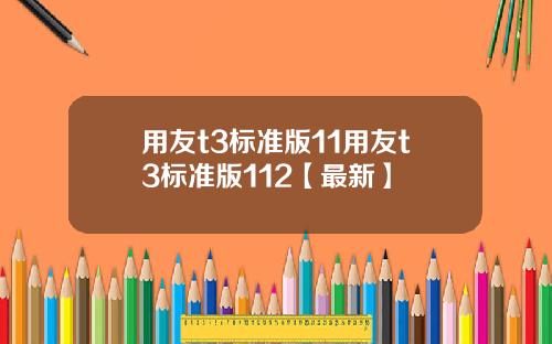 用友t3标准版11用友t3标准版112【最新】
