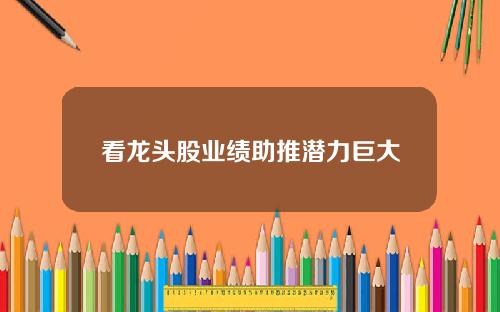 看龙头股业绩助推潜力巨大