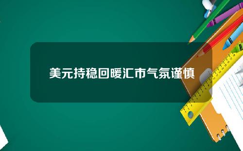 美元持稳回暖汇市气氛谨慎