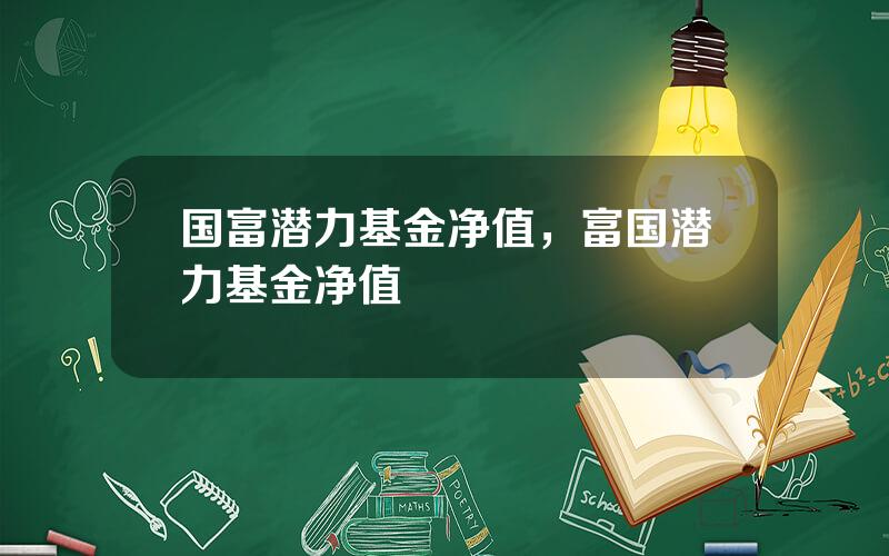 国富潜力基金净值，富国潜力基金净值