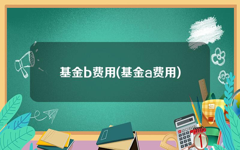 基金b费用(基金a费用)