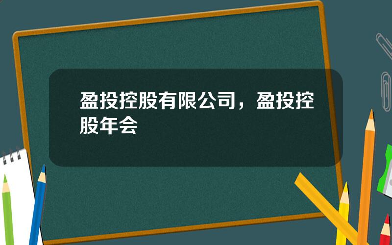 盈投控股有限公司，盈投控股年会
