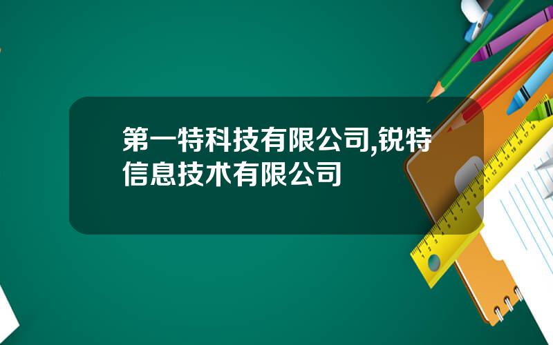 第一特科技有限公司,锐特信息技术有限公司