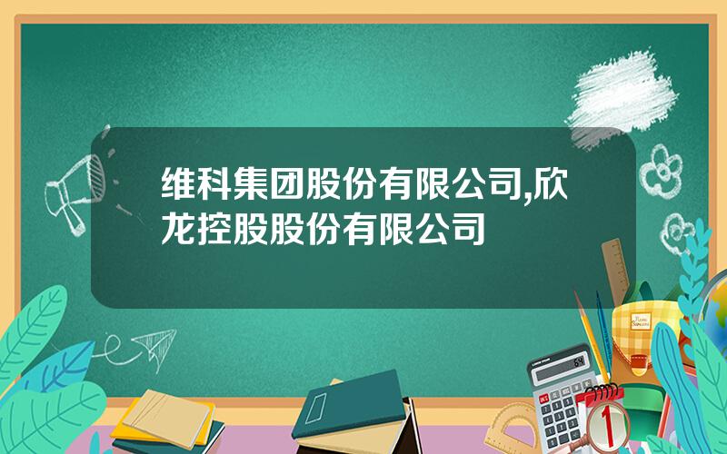 维科集团股份有限公司,欣龙控股股份有限公司