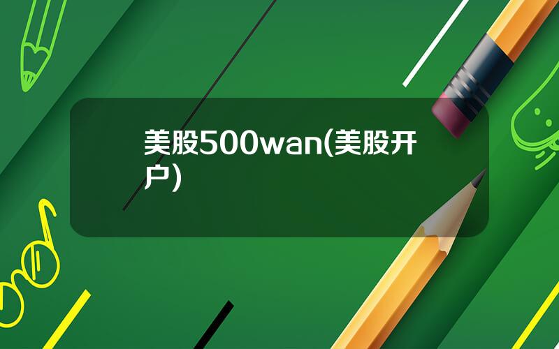 美股500wan(美股开户)