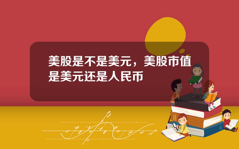 美股是不是美元，美股市值是美元还是人民币