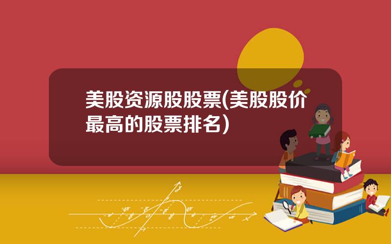 美股资源股股票(美股股价最高的股票排名)