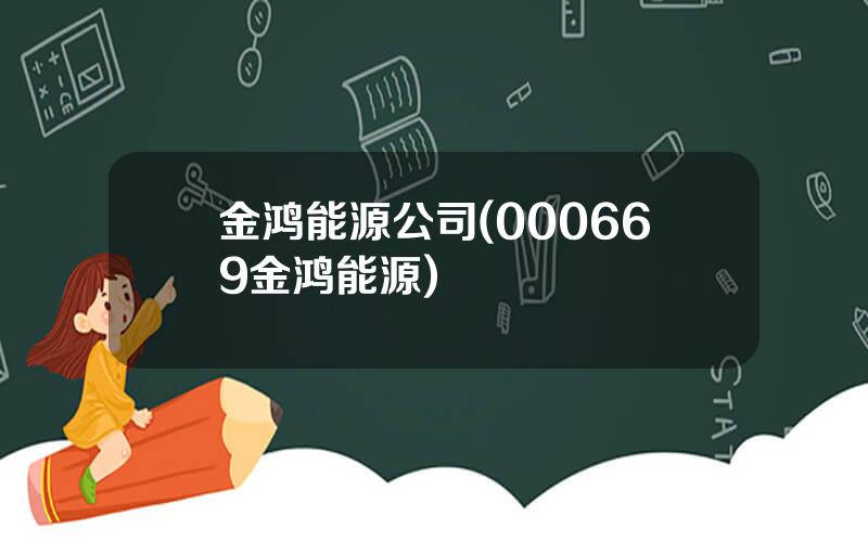 金鸿能源公司(000669金鸿能源)